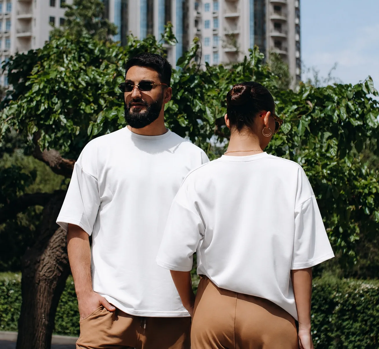 Футболка унісекс oversize MM (біла)