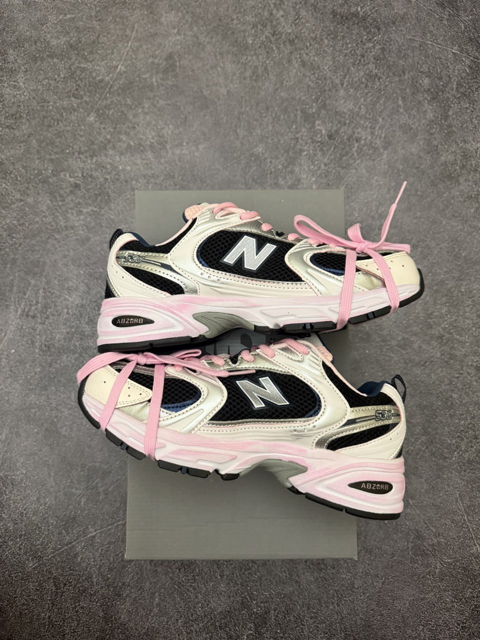 Кросівки New Balance 530 Custom White Black Pink