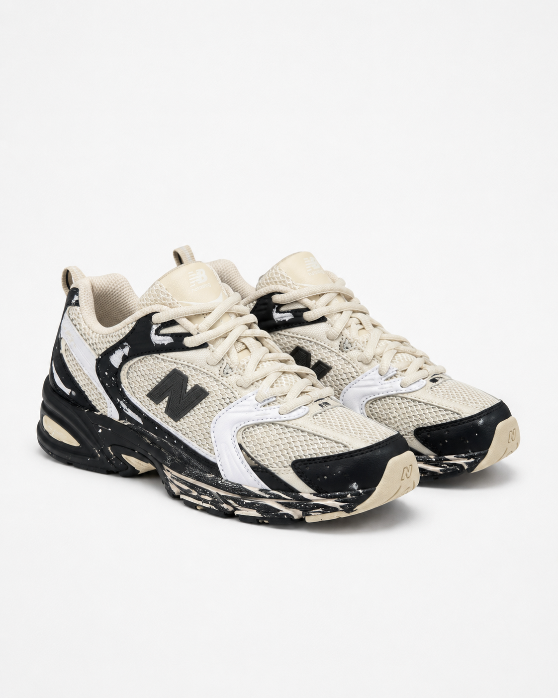 Кросівки New Balance 530 Custom White Black Beige