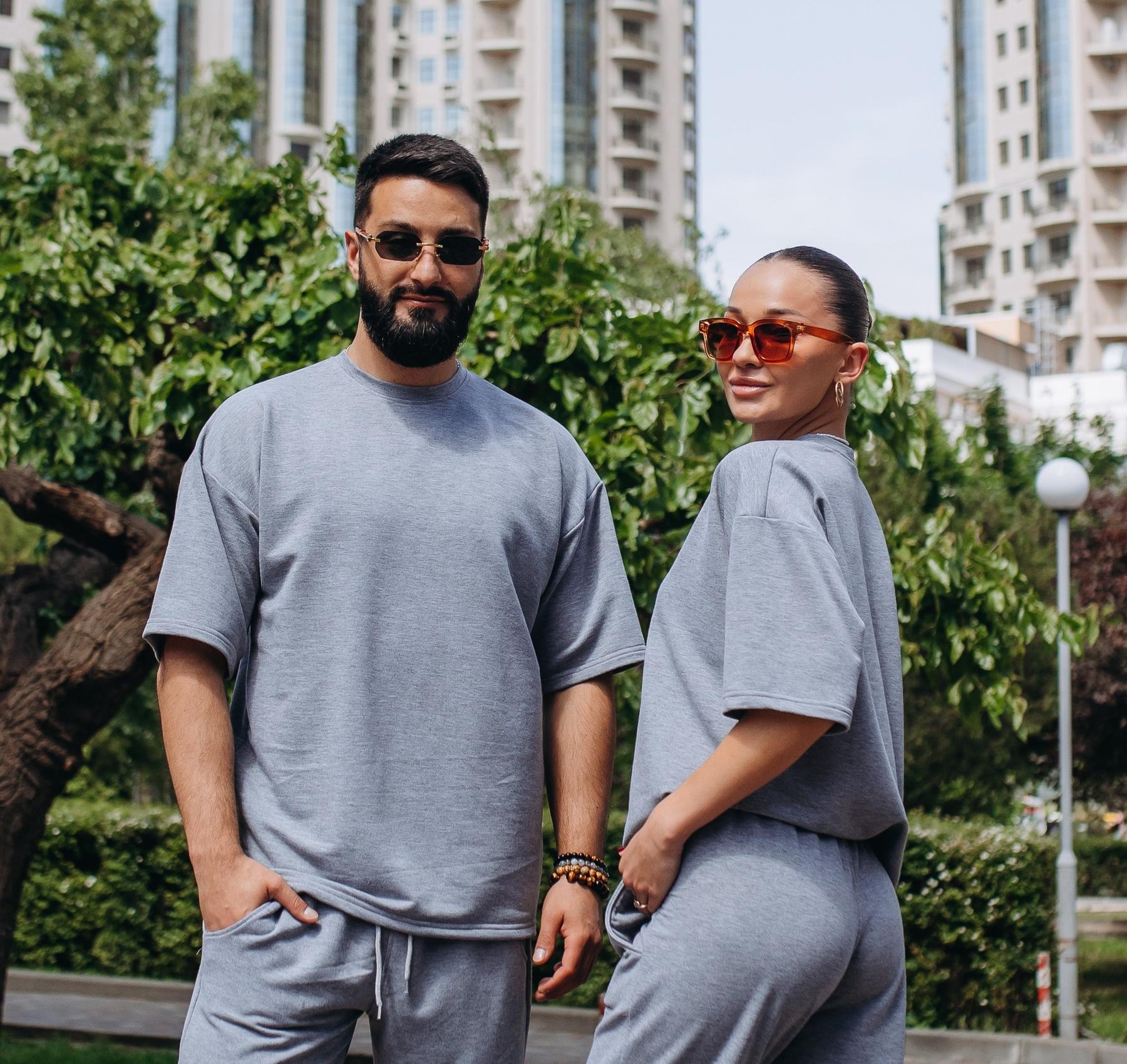 Футболка унісекс oversize MM (меланж)