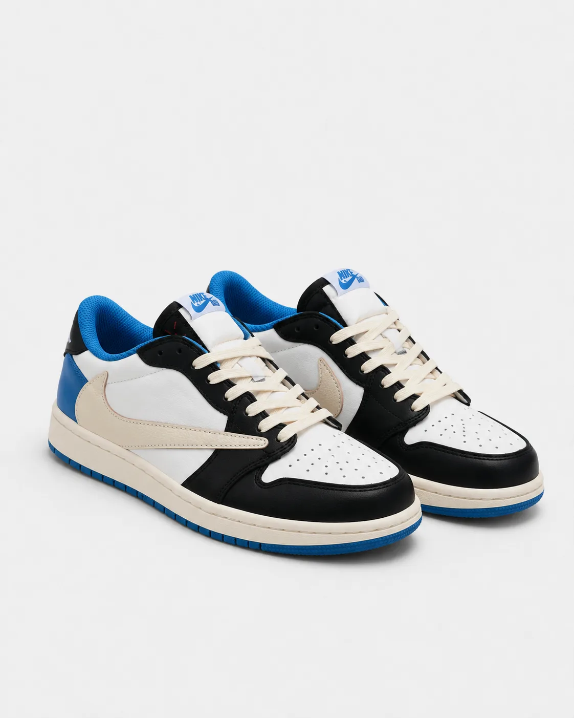 Кросівки Nike Air Jordan x Travis Scott White Black Blue